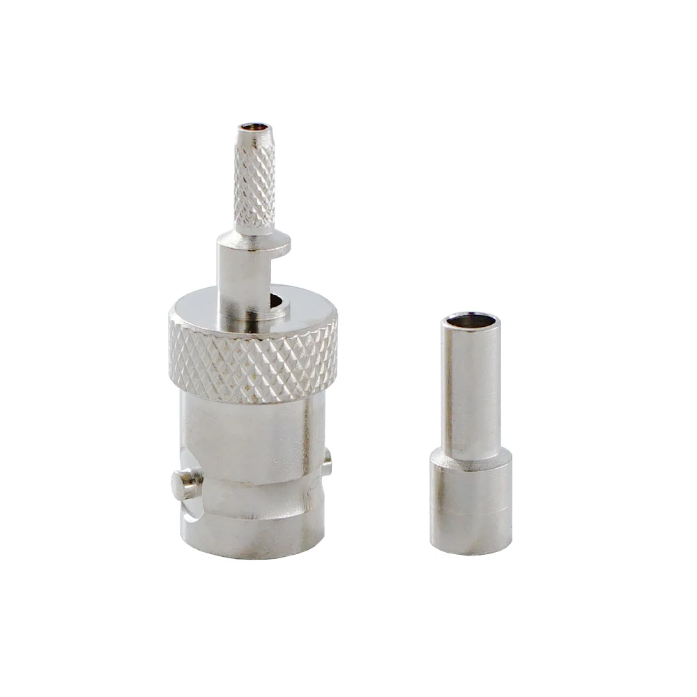 10PCS BNC Female Jack Straight Crimp for RG174 RG316 RG179 LMR100 Cable RF Connector 50 Ohm
10PCS BNC Female Jack Straight Crimp for RG174 RG316 RG179 LMR100 Cable RF Connector 50 Ohm