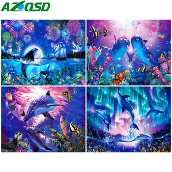 AZQSD Unframe Coloring By Numbers Dolphin DIY Oil Painting By Number Kits Animal Drawing On Canvas Home Decoration
AZQSD Unframe Coloring By Numbers Dolphin DIY Oil Painting By Number Kits Animal Drawing On Canvas Home Decoration