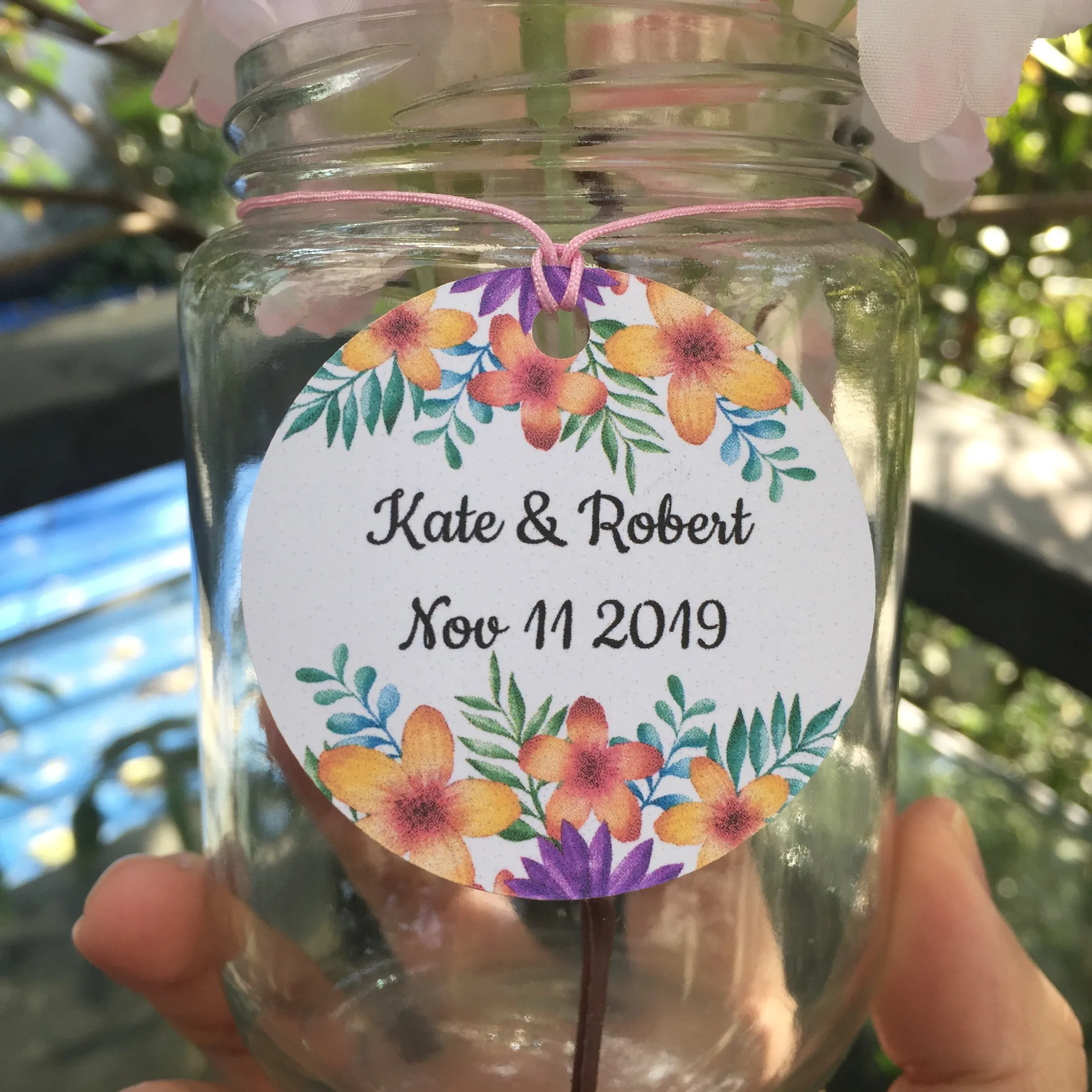 100 pieces custom your name and date round wedding tags personalized wedding labels
100 pieces custom your name and date round wedding tags personalized wedding labels