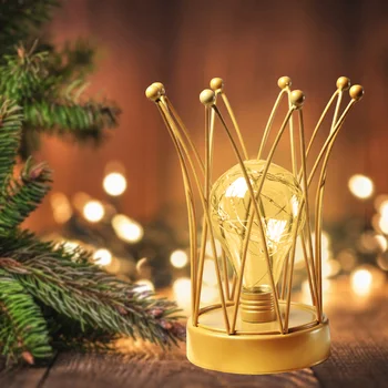 Wrought Iron Geometric Crown Shaped LED Table Light Delicate Bedroom Room Lights Bed Bedside Decorative Night Lamps
Wrought Iron Geometric Crown Shaped LED Table Light Delicate Bedroom Room Lights Bed Bedside Decorative Night Lamps