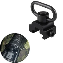 QD Sling Swivel Mount Push Button 1-1/4 20mm Rail Mount Base Picatinny Rail Mounted Quick Release Sling Ring Set Adapter Huntin
QD Sling Swivel Mount Push Button 1-1/4 20mm Rail Mount Base Picatinny Rail Mounted Quick Release Sling Ring Set Adapter Huntin