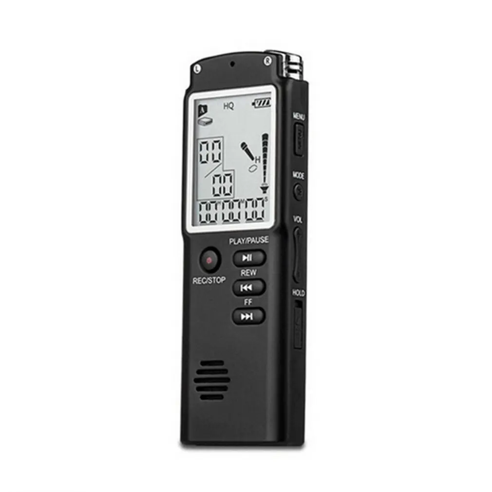 16GB Mini T60 Professional Voice Recording Device Time Display Large Screen Digital Voice Audio Recorder Dictaphone MP3 Player
16GB Mini T60 Professional Voice Recording Device Time Display Large Screen Digital Voice Audio Recorder Dictaphone MP3 Player