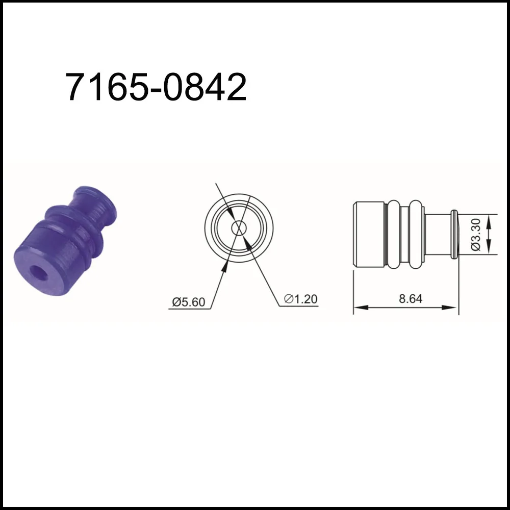 5000PCS connector waterproof 7165-0842 Silicone Rubber car pin connector Automotive sealing plug Silicon rubber waterproof plug
5000PCS connector waterproof 7165-0842 Silicone Rubber car pin connector Automotive sealing plug Silicon rubber waterproof plug