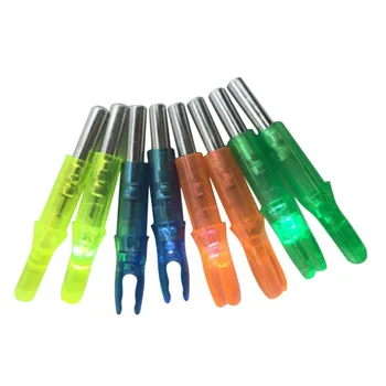 12PCS/SET Super Bright LED Luminous Arrow Nock Tail Outdoor Hunting Shooting Archery Arrow Bow Dual Tail Inside Light Drop Ship
12PCS/SET Super Bright LED Luminous Arrow Nock Tail Outdoor Hunting Shooting Archery Arrow Bow Dual Tail Inside Light Drop Ship