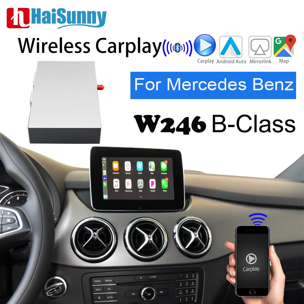 Wireless Carplay For Mercedes Benz W246 B180 Android Auto Mirroring Link Rear Camera Original Screen Car Play Decoder Retrofit
Wireless Carplay For Mercedes Benz W246 B180 Android Auto Mirroring Link Rear Camera Original Screen Car Play Decoder Retrofit