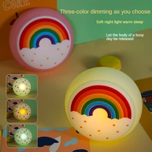 Cute Donuts Touchable Three-color Adjustment LED Night Light Silicone Touch Sensor Bedroom Baby Sleeping Light for Birthday Gift
Cute Donuts Touchable Three-color Adjustment LED Night Light Silicone Touch Sensor Bedroom Baby Sleeping Light for Birthday Gift