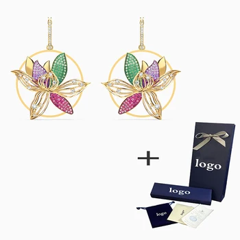 SWA 2020 New Exquisite And Magnificent Togetherness Earrings, Elegant Magnolia Pattern Is The Best Birthday Gift For Wife
SWA 2020 New Exquisite And Magnificent Togetherness Earrings, Elegant Magnolia Pattern Is The Best Birthday Gift For Wife