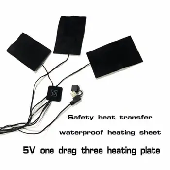 Clothes Heating Pad, 3-in-1 USB Charged Heating Pads 3 Gear Adjustable Carbon Fiber Heated Clothes Heating Warmer Pad New
Clothes Heating Pad, 3-in-1 USB Charged Heating Pads 3 Gear Adjustable Carbon Fiber Heated Clothes Heating Warmer Pad New