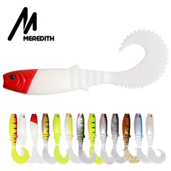 MEREDITH 70mm 90mm 110mm Cannibal Curved Tail Artificial Wobblers Fishing Lures Soft Baits Silicone Shad Worm Bass leurre souple
MEREDITH 70mm 90mm 110mm Cannibal Curved Tail Artificial Wobblers Fishing Lures Soft Baits Silicone Shad Worm Bass leurre souple
