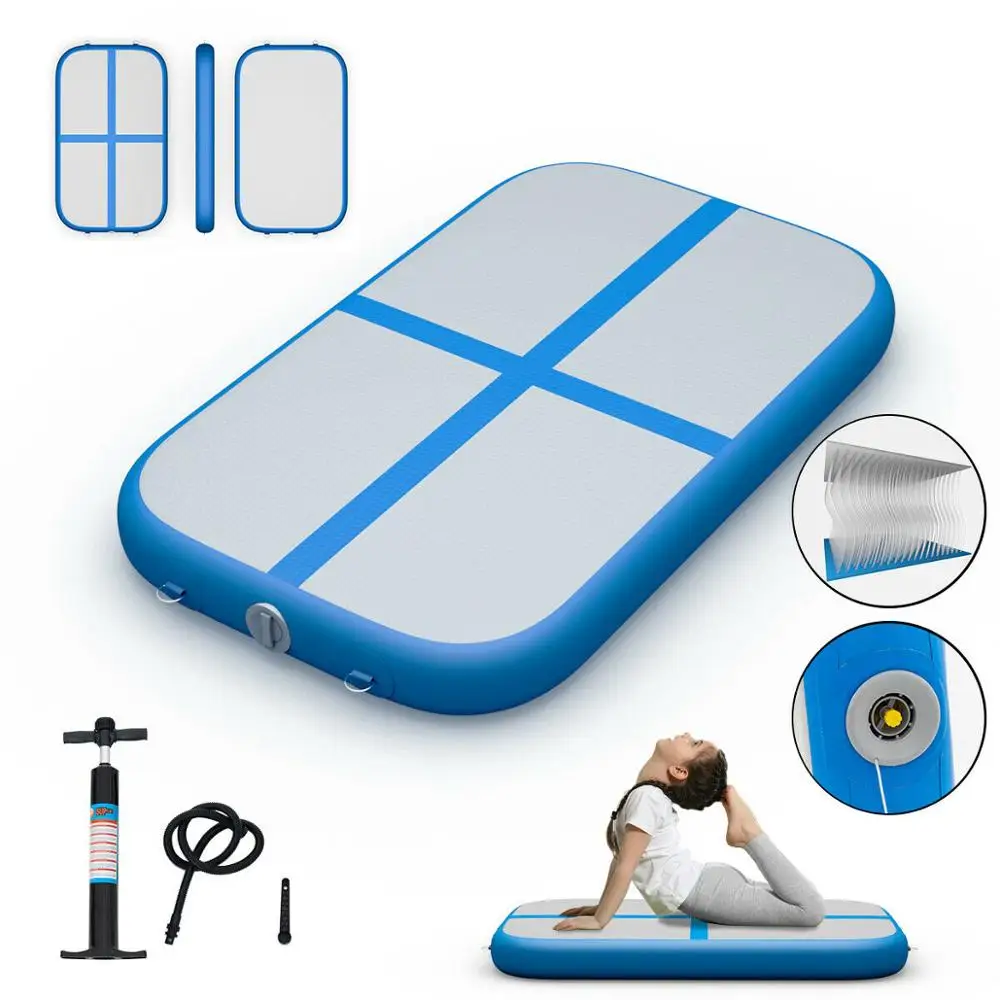 3.3ft Inflatable Gymnastics Mat Air Track Floor Mat Water Buoyancy Air Board Inflatable Tumble Track Blue
3.3ft Inflatable Gymnastics Mat Air Track Floor Mat Water Buoyancy Air Board Inflatable Tumble Track Blue