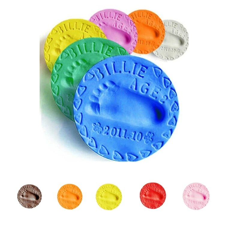 50g Baby Care Air Drying Soft Clay Baby Handprint Footprint Imprint Kit Casting Parent-child hand inkpad fingerprint
50g Baby Care Air Drying Soft Clay Baby Handprint Footprint Imprint Kit Casting Parent-child hand inkpad fingerprint