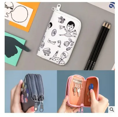 Double Zipper Keyboard Cartoon Cute Short-style Zero Wallet Makes Uncle's Wallet Strange
Double Zipper Keyboard Cartoon Cute Short-style Zero Wallet Makes Uncle's Wallet Strange