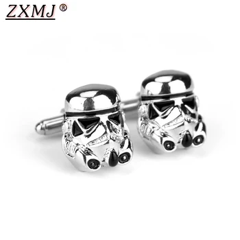 ZXMJ Imperial Stormtrooper Star War Mask Cufflinks for Man Shirt Enamel Silver Plated Cuff Links Buttons Jewelry Gift Hot
ZXMJ Imperial Stormtrooper Star War Mask Cufflinks for Man Shirt Enamel Silver Plated Cuff Links Buttons Jewelry Gift Hot