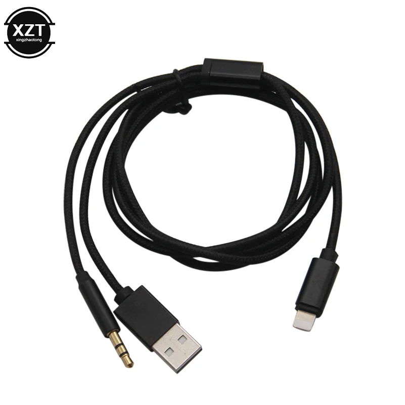 For Lightning to 3.5 mm jack adapter with USB charging Cable car Aux Audio cable for iPhone 7/8 plug X XS XR ios cable Cord 1.2m
For Lightning to 3.5 mm jack adapter with USB charging Cable car Aux Audio cable for iPhone 7/8 plug X XS XR ios cable Cord 1.2m