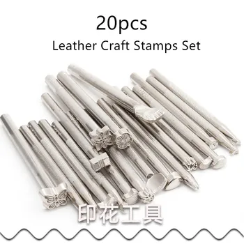 20pcs Alloy Metal Leather Working Saddle Making Tools Set DIY Carving Leather Craft Stamps Set Leathercraft Staming
20pcs Alloy Metal Leather Working Saddle Making Tools Set DIY Carving Leather Craft Stamps Set Leathercraft Staming