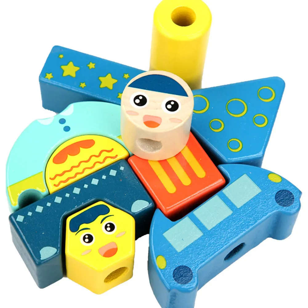 Kids 3D DIY Wooden Assembling Stacking High Bricks Building Blocks Toy Educational Children Building Blocks Hands-on ability Toy
Kids 3D DIY Wooden Assembling Stacking High Bricks Building Blocks Toy Educational Children Building Blocks Hands-on ability Toy