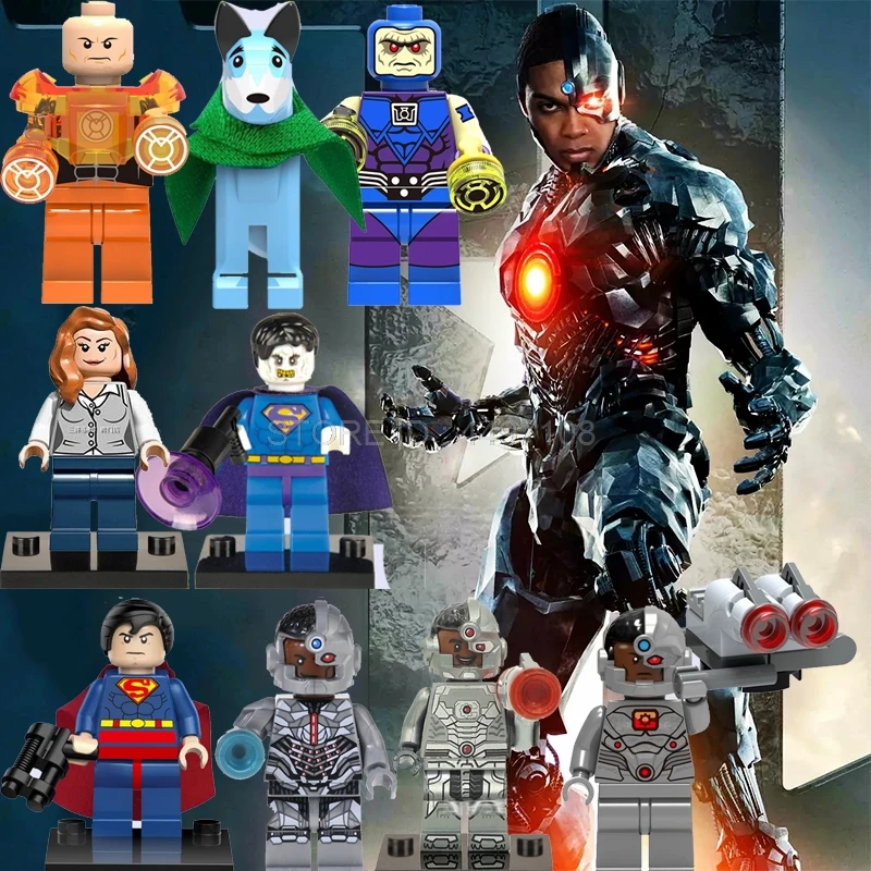 DC Movie Figures Cyborg Batman Superman Lex Luthor Justice League Gotham City Building Blocks Wonder Woman Dog The Flash Toys KF
DC Movie Figures Cyborg Batman Superman Lex Luthor Justice League Gotham City Building Blocks Wonder Woman Dog The Flash Toys KF