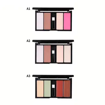 4-color Concealer Palette Cover Blemishes Brighten Skin Tone Create V-shape Face Concealer Cream Full Cover Blemish 
4-color Concealer Palette Cover Blemishes Brighten Skin Tone Create V-shape Face Concealer Cream Full Cover Blemish