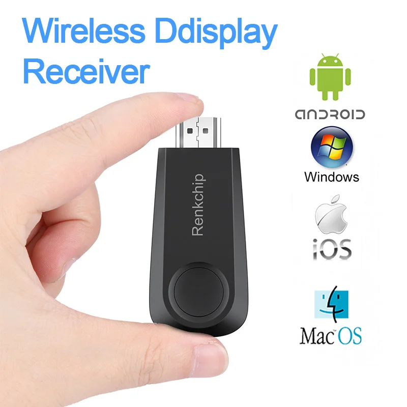 RENKCHIP E10 2.4G WIFI Display Dongle 1080P HD Miracast Airplay DLNA Mirroring for Android iOS Smart Phone Tablet PC to HDTV
RENKCHIP E10 2.4G WIFI Display Dongle 1080P HD Miracast Airplay DLNA Mirroring for Android iOS Smart Phone Tablet PC to HDTV
