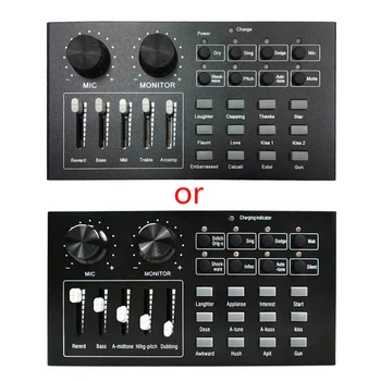 Mini Sound Mixer Board for Live Streaming Voice Changer Sound Card For Computer N0HC
Mini Sound Mixer Board for Live Streaming Voice Changer Sound Card For Computer N0HC