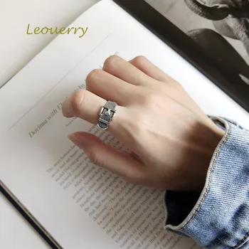 Leouerry 925 Sterling Silver Vintage Belt Buckle Rings Exquisite Metal Punk Style Opening Rings for Women Silver 925 Jewelry
Leouerry 925 Sterling Silver Vintage Belt Buckle Rings Exquisite Metal Punk Style Opening Rings for Women Silver 925 Jewelry
