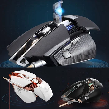 KCPDS Gaming Mouse Ergonomic Wired Mouse 7-Key LED 3200 DPI Optical Macro Programmable USB Computer Mouse Wired Gaming Mouse wit
KCPDS Gaming Mouse Ergonomic Wired Mouse 7-Key LED 3200 DPI Optical Macro Programmable USB Computer Mouse Wired Gaming Mouse wit