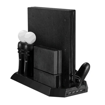 Multifunctional Vertical Console Cooling Stand PS4 Pro / PS4 PS Move Controller Charger Station Showcase Holder Controller Cooli
Multifunctional Vertical Console Cooling Stand PS4 Pro / PS4 PS Move Controller Charger Station Showcase Holder Controller Cooli