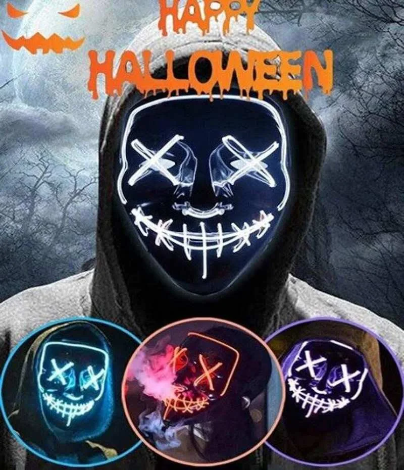 Halloween Light Up Purge Mask Stitched LED Purge Festival EDM Cosplay Costume Purge Mask
Halloween Light Up Purge Mask Stitched LED Purge Festival EDM Cosplay Costume Purge Mask