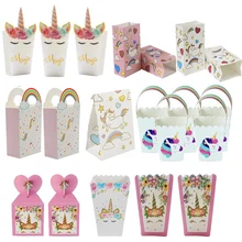 Unicorn Party Paper Popcorn Boxes Gift Box Candy Cookies Bags Birthday Party Decorations Kids Favor Gift Bags Baby Shower Supply
Unicorn Party Paper Popcorn Boxes Gift Box Candy Cookies Bags Birthday Party Decorations Kids Favor Gift Bags Baby Shower Supply