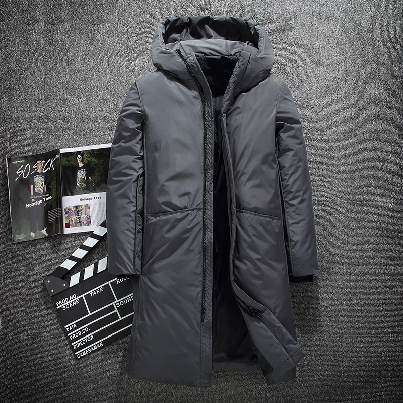 Fashion Long Warm Winter Jacket Men Waterproof Clothing Male Cotton Autumn Coat Quality White Duck Down Parkas Men Overcoat
Fashion Long Warm Winter Jacket Men Waterproof Clothing Male Cotton Autumn Coat Quality White Duck Down Parkas Men Overcoat