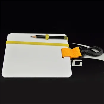 Underwater Writing Slate Diving Wordpad Gear Board With Swivel Clip And Pencil For Water Sports Diving Swimming Pool Tools2
Underwater Writing Slate Diving Wordpad Gear Board With Swivel Clip And Pencil For Water Sports Diving Swimming Pool Tools2