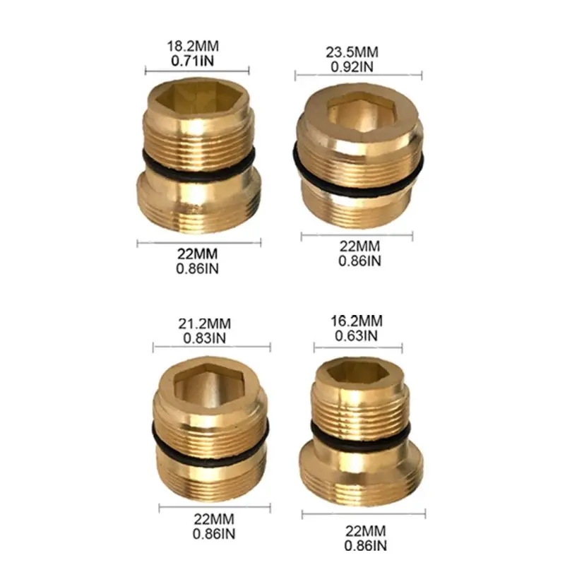 Brass Faucet Adapter Water Purifier Aerator Connector Kitchen Bathroom Tap Parts H58C 
Brass Faucet Adapter Water Purifier Aerator Connector Kitchen Bathroom Tap Parts H58C