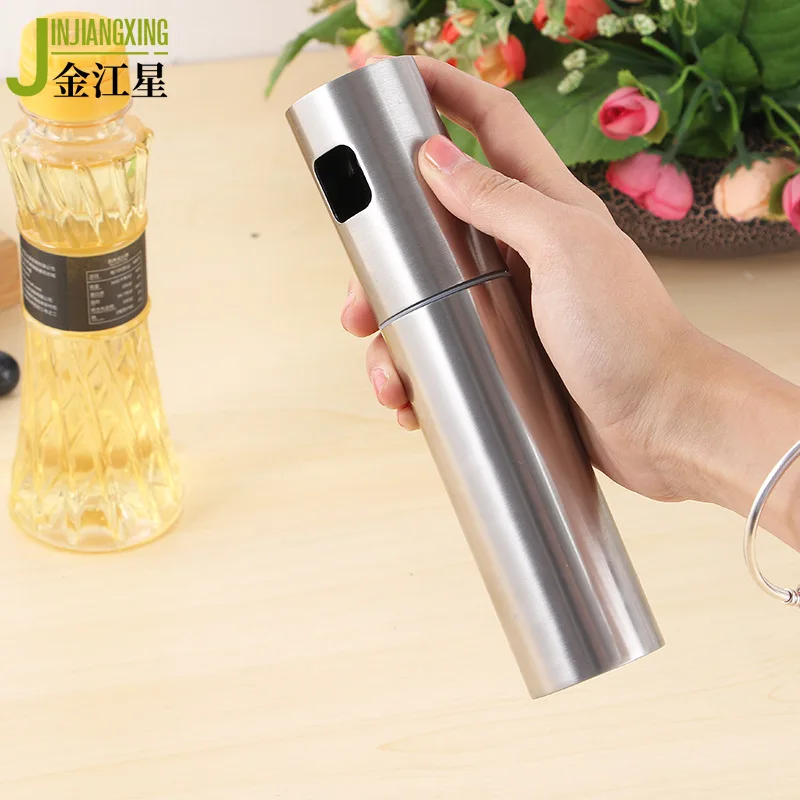 Kitchen Supplies Creative Household Stainless Steel BBQ Spray Oil Bottle Outdoor BBQ Stir-fry Spray Oil Bottle Vinegar Bottle 
Kitchen Supplies Creative Household Stainless Steel BBQ Spray Oil Bottle Outdoor BBQ Stir-fry Spray Oil Bottle Vinegar Bottle