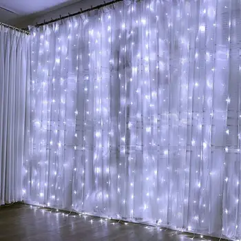 3M LED Garland Window Curtain String Lights fairy light Home decoration on the window Wedding party Holiday lighting
3M LED Garland Window Curtain String Lights fairy light Home decoration on the window Wedding party Holiday lighting