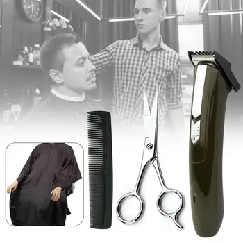 Professional Electric Hair Clipper USB Rechargeable Hair Trimmer With Optional Hair Styling Cape Comb And Scissors For Daily Hai
Professional Electric Hair Clipper USB Rechargeable Hair Trimmer With Optional Hair Styling Cape Comb And Scissors For Daily Hai