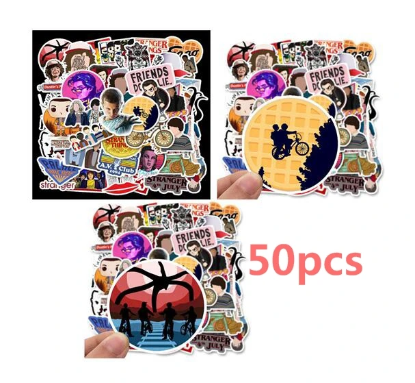 anime Sticker Stranger Things Season 3 Eleven Mike Will Dustin Demogrogon Figures Luggage Stikers Note Book Laptop Decor Kid Toy
anime Sticker Stranger Things Season 3 Eleven Mike Will Dustin Demogrogon Figures Luggage Stikers Note Book Laptop Decor Kid Toy