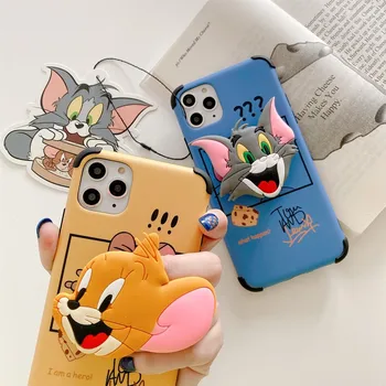 10pcs/lot Tom Jerry Stand Case For iPhone11Pro Max Phone Cover Xsmax 7 8plus XR Body Shell Shockproof Protection
10pcs/lot Tom Jerry Stand Case For iPhone11Pro Max Phone Cover Xsmax 7 8plus XR Body Shell Shockproof Protection