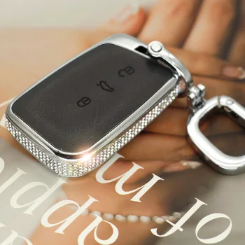 Luxury Diamond Car Key Case Auto Remote Key Cover Shell For Volkswagen VW 2016 2017 Passat B8 Skoda Superb A7 Car Accessories
Luxury Diamond Car Key Case Auto Remote Key Cover Shell For Volkswagen VW 2016 2017 Passat B8 Skoda Superb A7 Car Accessories