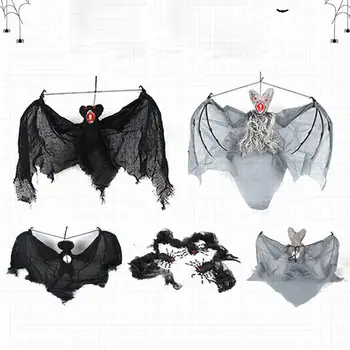 Halloween Day party Dancing Artificial Luminous Grim Horror Props Hanging Spider Bat Shape Trick Toy Prop Party Decoration
Halloween Day party Dancing Artificial Luminous Grim Horror Props Hanging Spider Bat Shape Trick Toy Prop Party Decoration