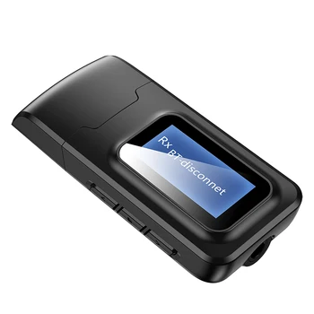 USB 5.0 Adapter 2 In 1 LCD Display Optional Device Connection Bluetooth Receiver Transmitter For TV Headphone Low Latency
USB 5.0 Adapter 2 In 1 LCD Display Optional Device Connection Bluetooth Receiver Transmitter For TV Headphone Low Latency