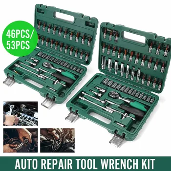 53pcs Magnetic Screwdriver Set 72 Teeth Socket Spanner Screwdriver Repairing Hand Tools Household Tools For Phone Watch Repair
53pcs Magnetic Screwdriver Set 72 Teeth Socket Spanner Screwdriver Repairing Hand Tools Household Tools For Phone Watch Repair