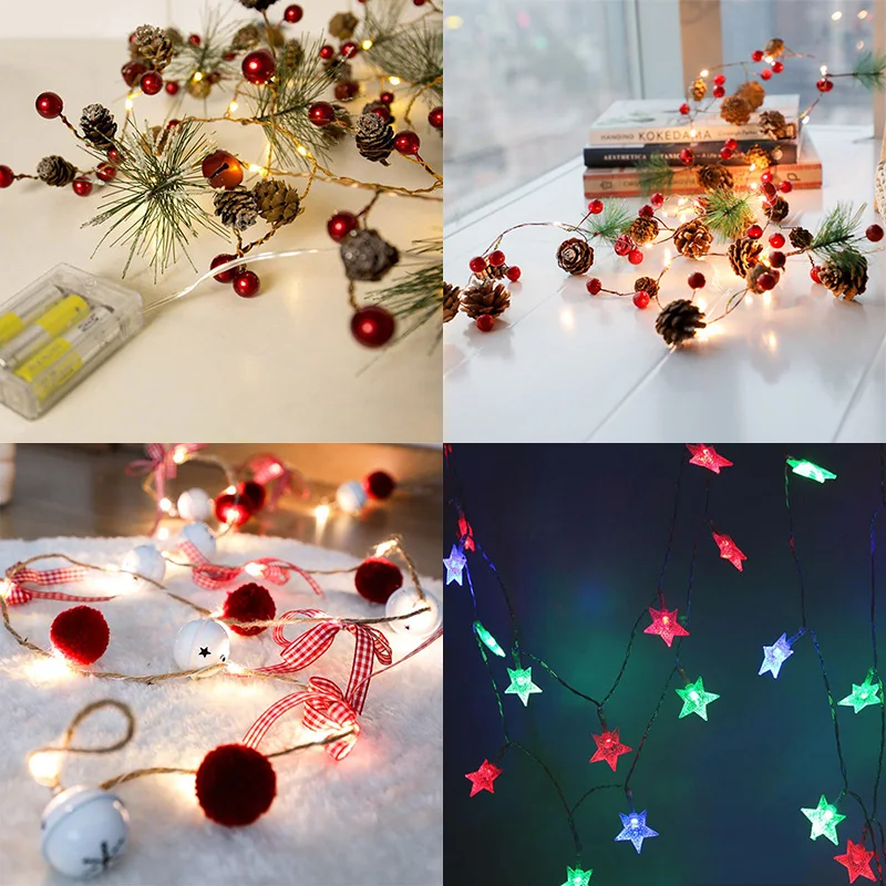 Pine Cone String Light LED Christmas Decor For Home Hanging Garland Christmas Tree Ornament 2019 Navidad Xmas Gift New Year
Pine Cone String Light LED Christmas Decor For Home Hanging Garland Christmas Tree Ornament 2019 Navidad Xmas Gift New Year