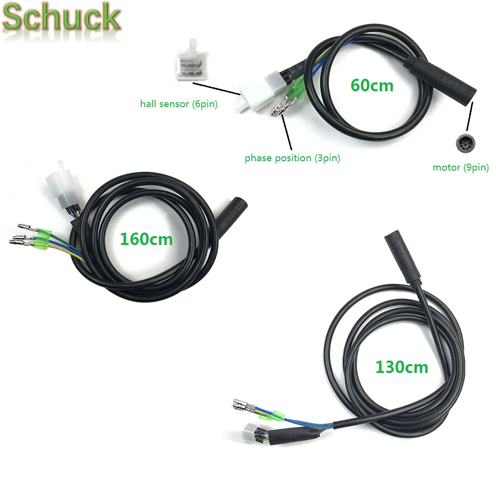 SCHUCK Motor Convert Extension Cable waterproof 9 pin 250W/350W/500W Conversion Line for Electric Bike E-bike Motor Extend Cable
SCHUCK Motor Convert Extension Cable waterproof 9 pin 250W/350W/500W Conversion Line for Electric Bike E-bike Motor Extend Cable