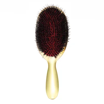 1 Pcs Luxury Gold Silver Color Boar Bristle Paddle Hair Brush Oval Hair Brush Anti Static Hair Comb Hairdressing Massage Comb
1 Pcs Luxury Gold Silver Color Boar Bristle Paddle Hair Brush Oval Hair Brush Anti Static Hair Comb Hairdressing Massage Comb