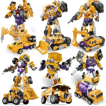 Six-fit Deformation Toy Bulldozer Shovel Truck King Kong Robot Hercules Combination Engineering Rider TO DO Children's Toy Gift
Six-fit Deformation Toy Bulldozer Shovel Truck King Kong Robot Hercules Combination Engineering Rider TO DO Children's Toy Gift