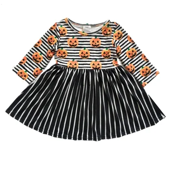 2020 New Style Baby Girls Clothes Children Fall Dress Kid Halloween Stripe Dress Girls long Sleeve Pumpkin Casual Party Dress
2020 New Style Baby Girls Clothes Children Fall Dress Kid Halloween Stripe Dress Girls long Sleeve Pumpkin Casual Party Dress