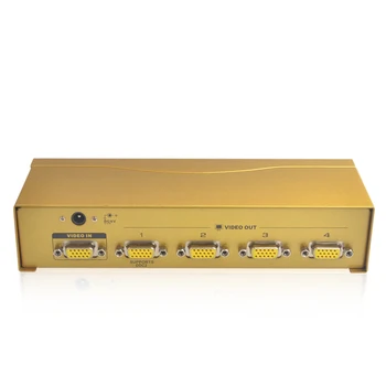 VGA splitter 1 Input 4 Output 4 port Video Distributor 1xvga input 4xvga output vga splitter for HDTV
VGA splitter 1 Input 4 Output 4 port Video Distributor 1xvga input 4xvga output vga splitter for HDTV