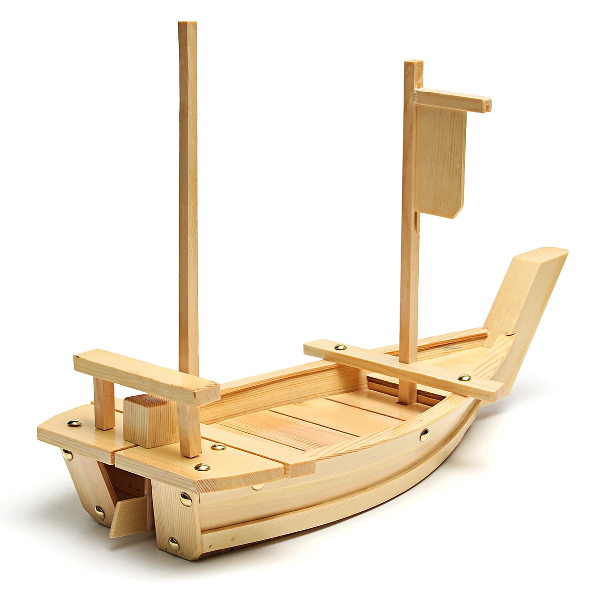 50x19 см большой деревянный поднос для суши-лодок Сервировочная тарелка
