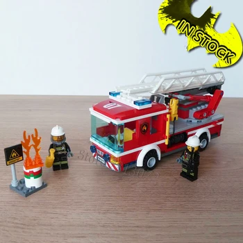 Fire Ladder Truck In stock 10828 New City series 239pcs building blocks bricks Toys compatible with 60107 02054
Fire Ladder Truck In stock 10828 New City series 239pcs building blocks bricks Toys compatible with 60107 02054