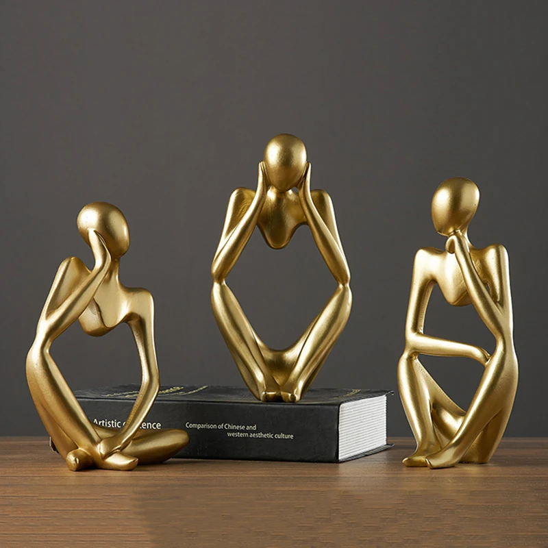 Modern Abstract Thinker Sculpture Furniture Living Room Character Decoration Nordic Creative Wine Cabinet Bookcase Resin Crafts
Modern Abstract Thinker Sculpture Furniture Living Room Character Decoration Nordic Creative Wine Cabinet Bookcase Resin Crafts